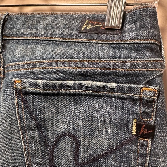 Citizens of Humanity Jeans Kelly#1 Stretch Low Waist Boot Cut 98% Cotton Size 28 - Picture 9 of 16